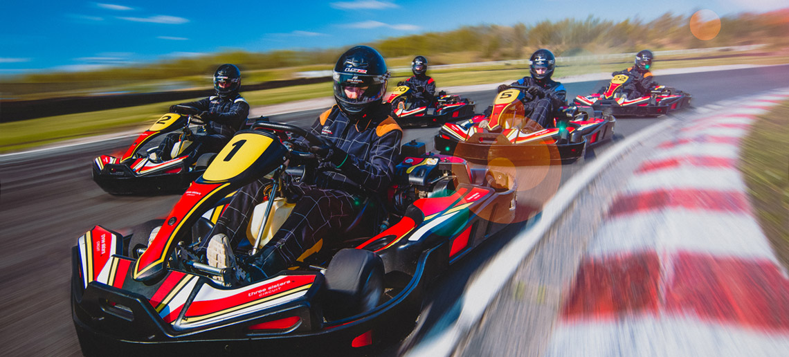 Outdoor Karting at Three Sisters