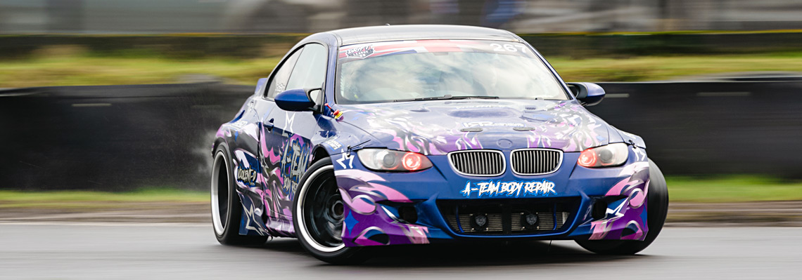 Big Boys Drift Car drifting at Three Sisters