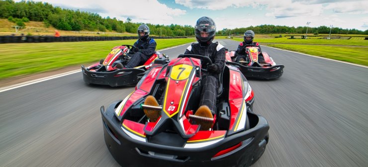 karts at Three Sisters